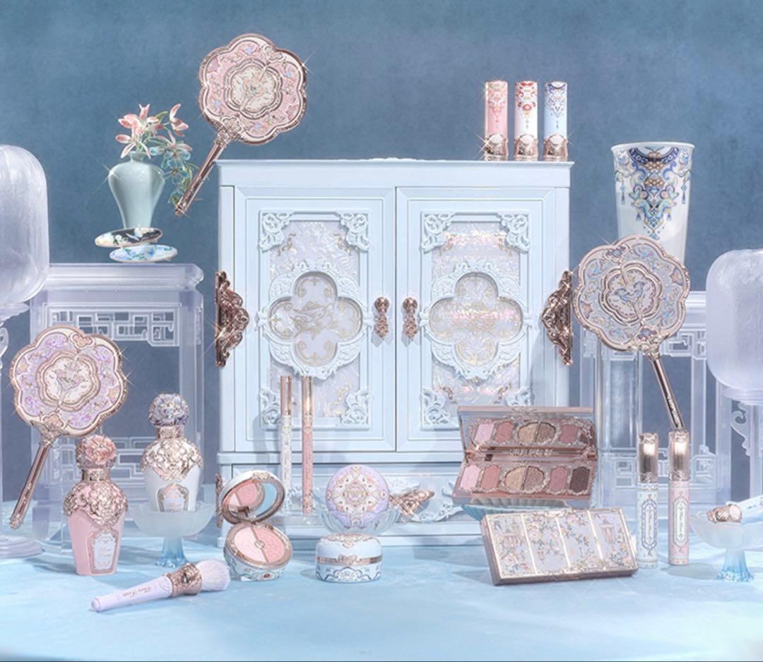 【未使用】フラワーノーズ　新作　胡蝶雲肩　収納ボックス　中華風　非売品　小物入れ