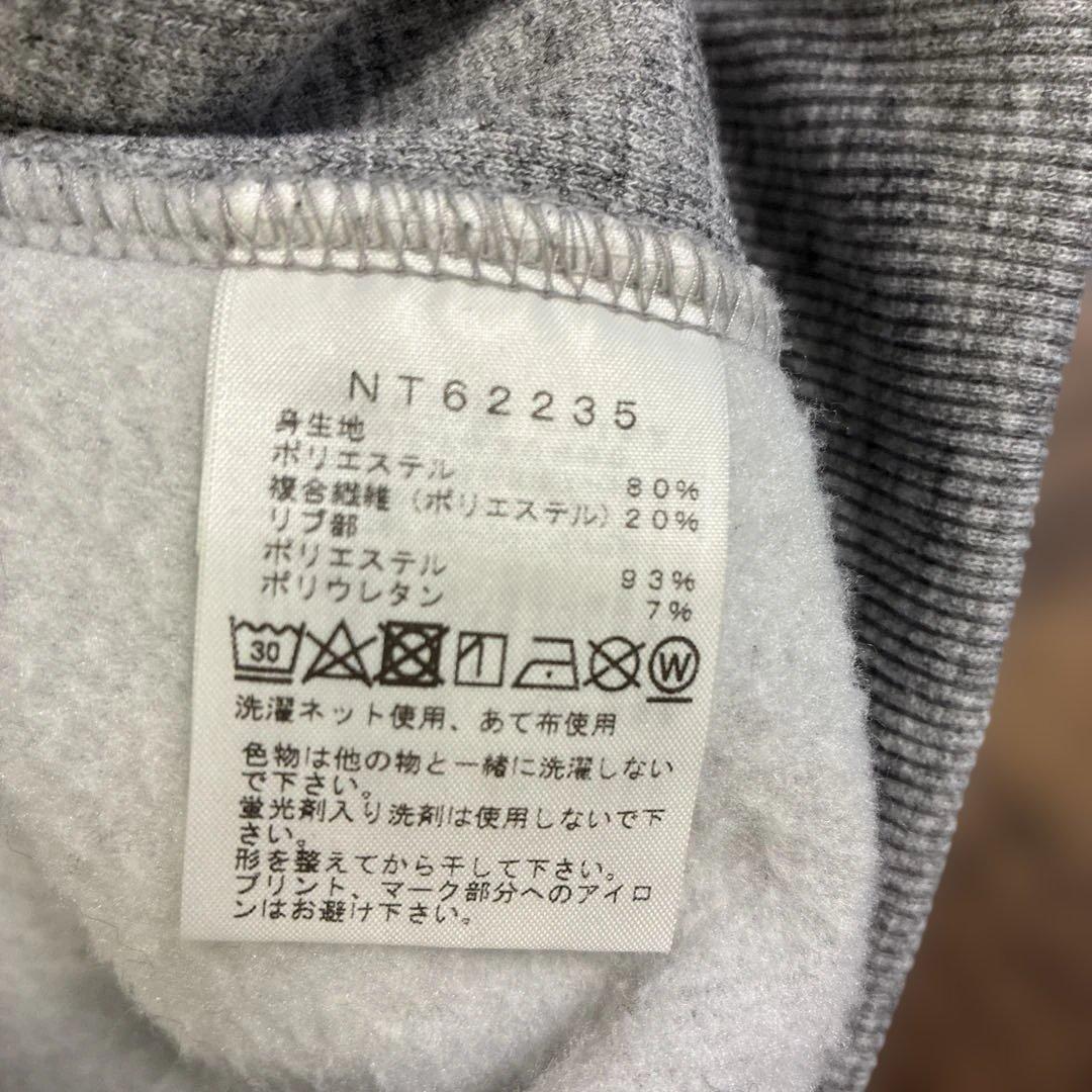 THE NORTH FACE ノースフェイスパーカー　グレー　裏起毛