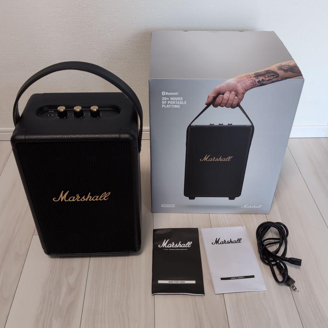 スピーカー・ウーファー Marshall TUFTON BLACK AND BRASS