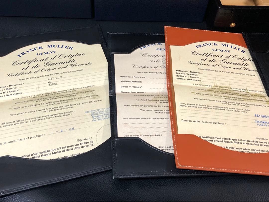 フランクミュラー　時計ケース　証明書ケース