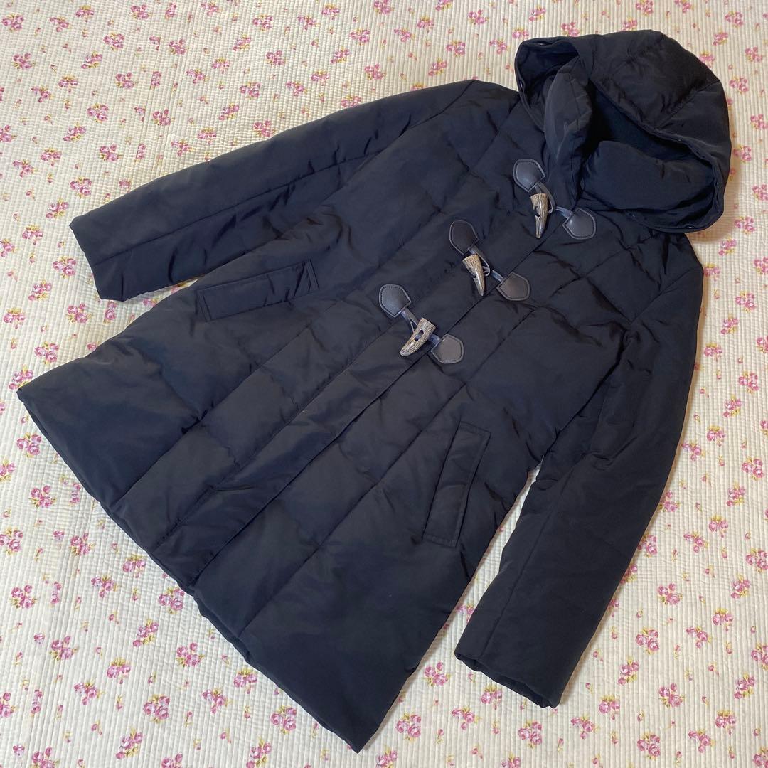 ジェイプレス ダッフルダウンコート 9 ブラック 暖かい ダウン90％ DMW