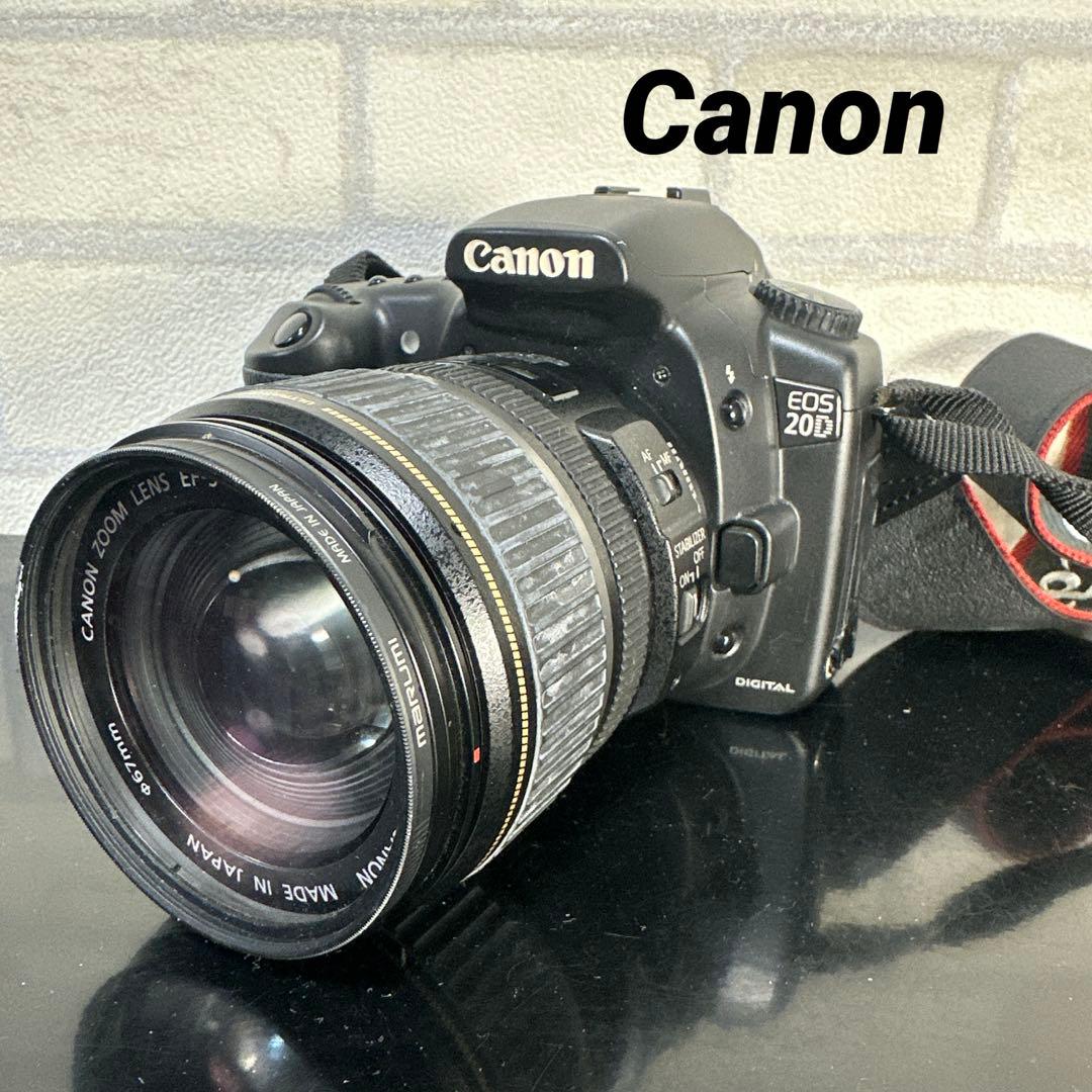 Canon EOS 20D デジタル一眼レフカメラ キャノン レンズ3個付