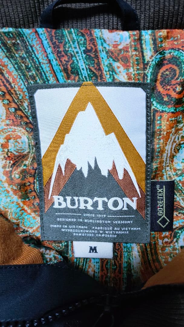 【BURTON バートン】スノーボードウェア ジャケット ゴアテックス ブラック