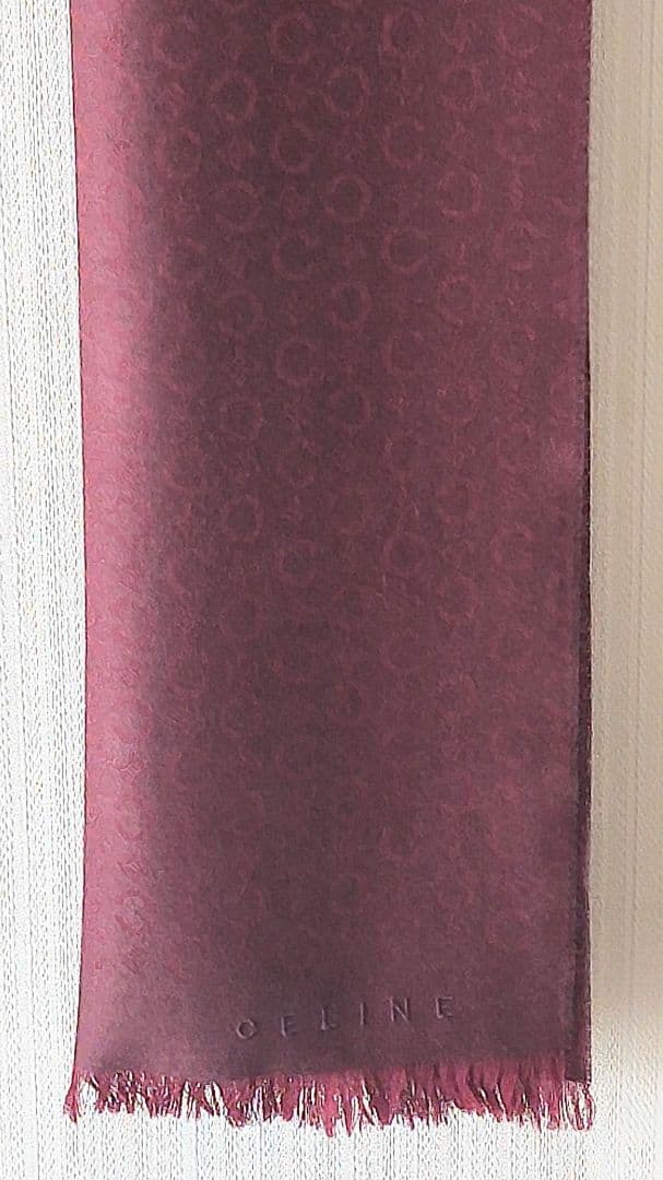 【未使用】CELINE　セリーヌ　ストール　マフラー　男女兼用　カシミア混