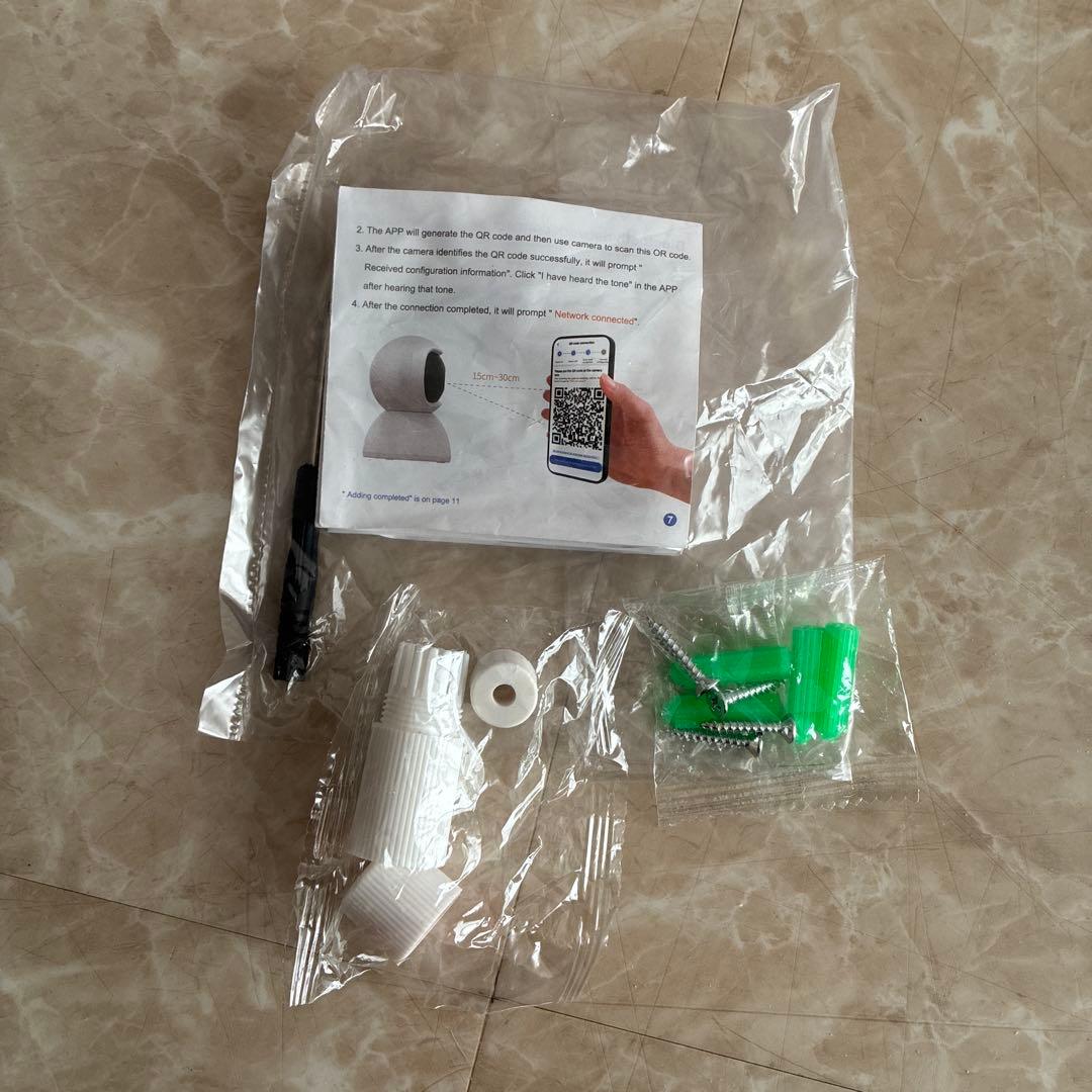 防犯カメラレンズ３つ&LDセンサーライド