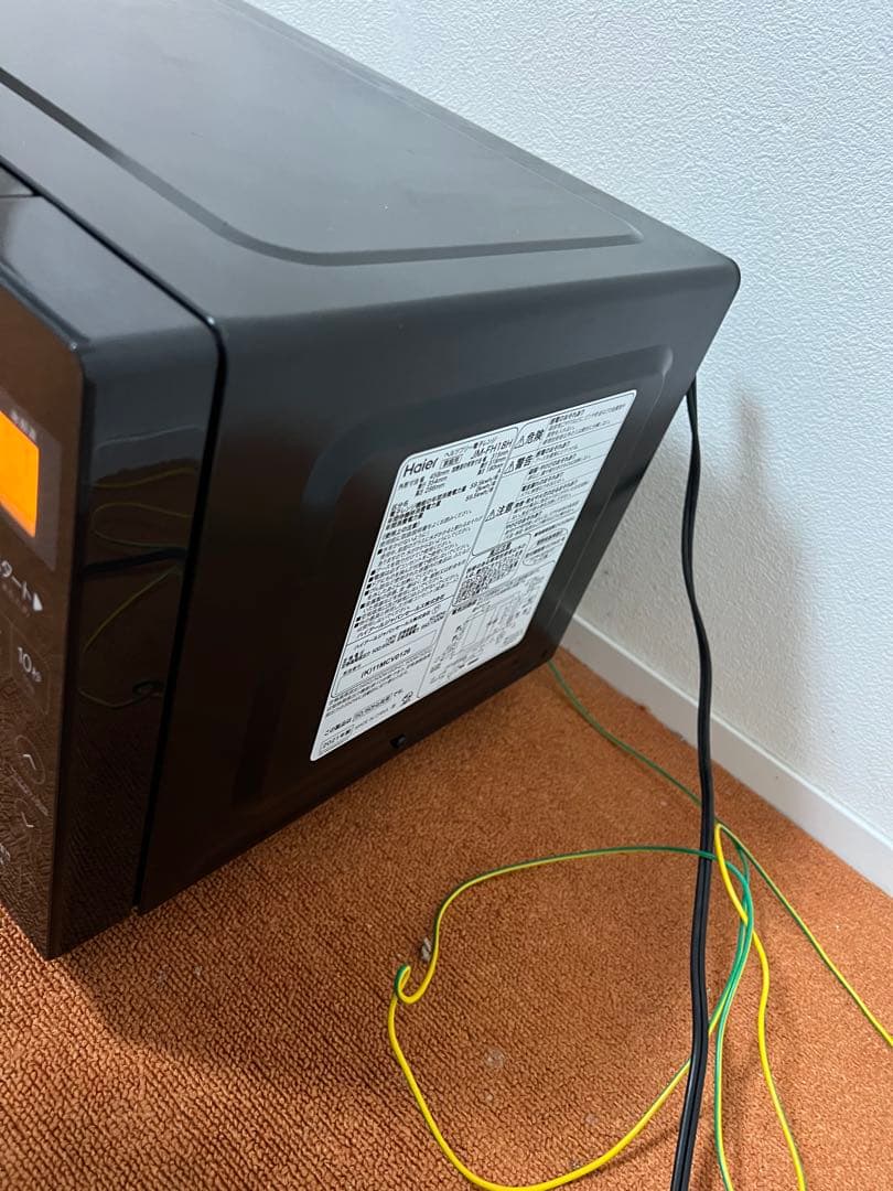 Haier 電子レンジ ヘルツフリー 庫内フラットテーブル　JM-FH18H