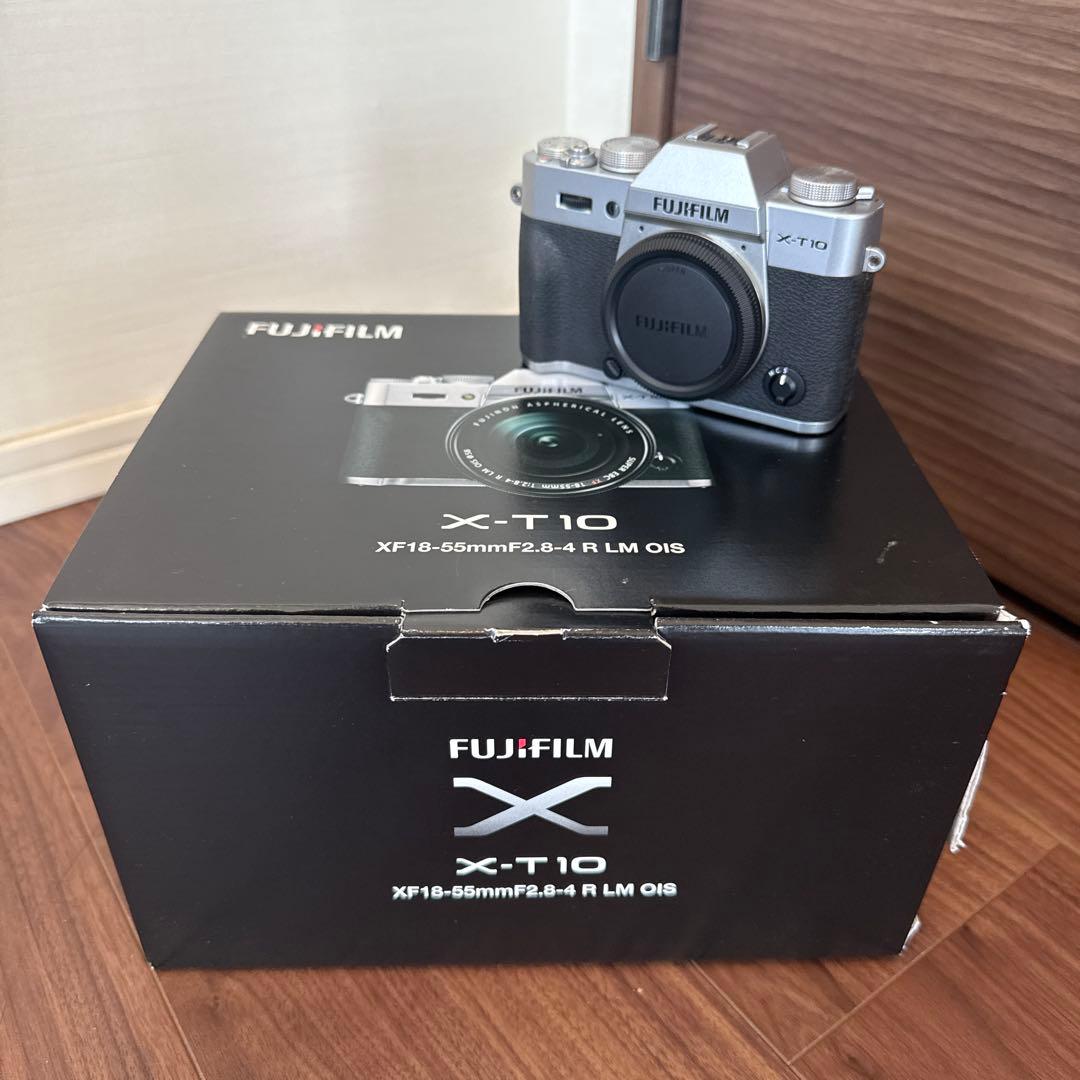 （美品）FUJIFILM X-T10 シルバー ミラーレス一眼