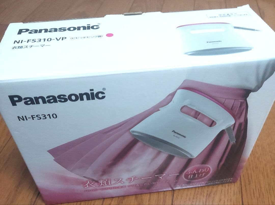 Panasonic 衣類スチーマー ビビッドピンク調 NI-FS310-VP