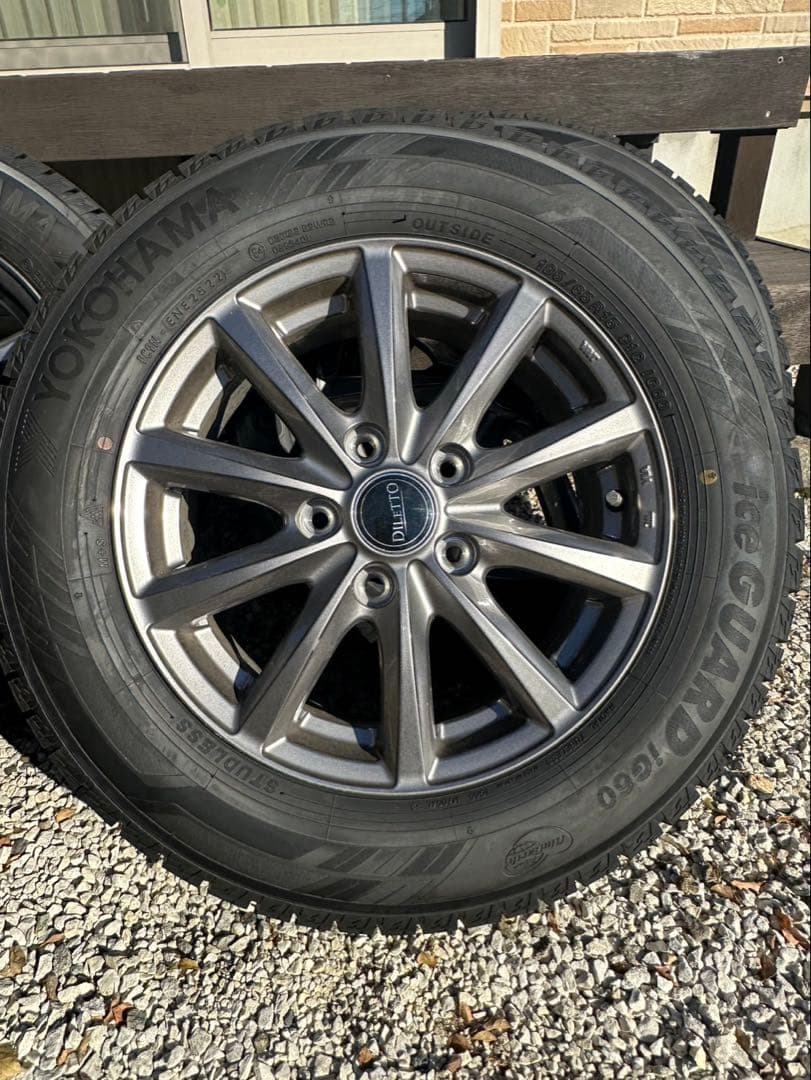 【1シーズンのみ】スタッドレスホイール付きヨコハマ アイスガード 15インチ