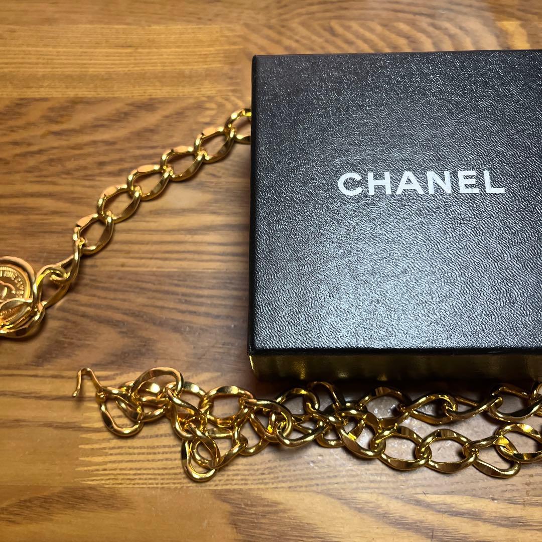 【美品】シャネルCHANEL【チェーンベルト】ココマーク メダル 31