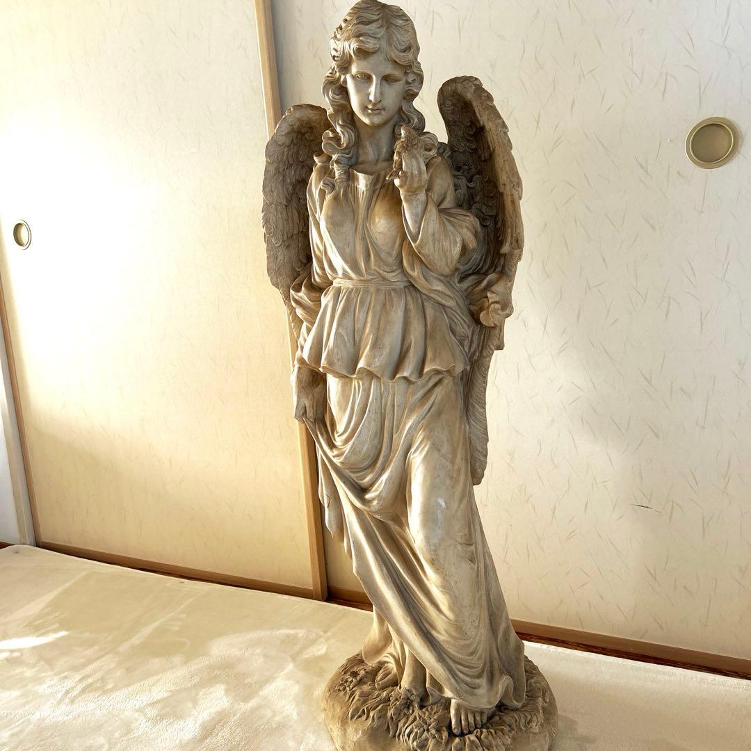 天使　オブジェ　高さ1m 大型　アンティーク　置物　エンジェル