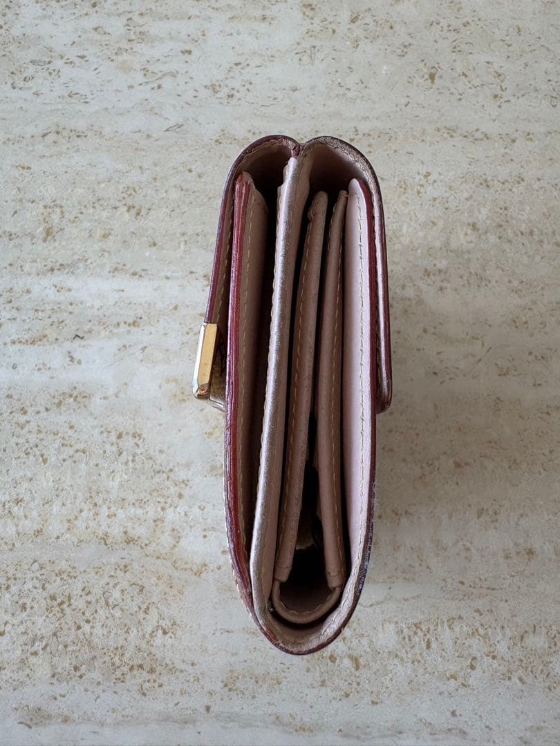 ルイヴィトン マルチカラー ポルトモネビエカルト クレディコンパクト白3折り財布