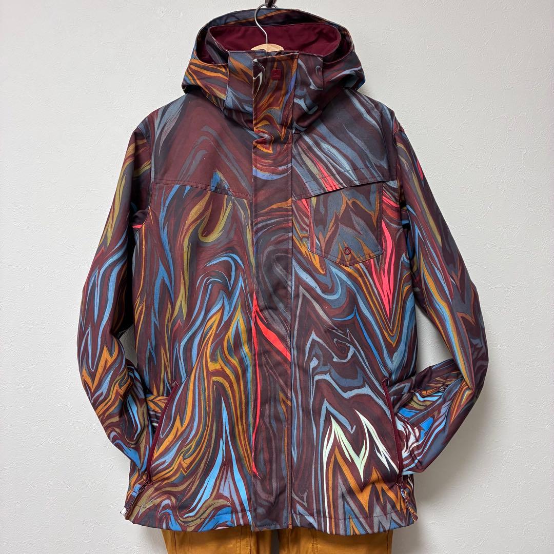 クイックシルバー　スキー　スノボ　ウェア　メンズ　XS S 上下　マルチカラー