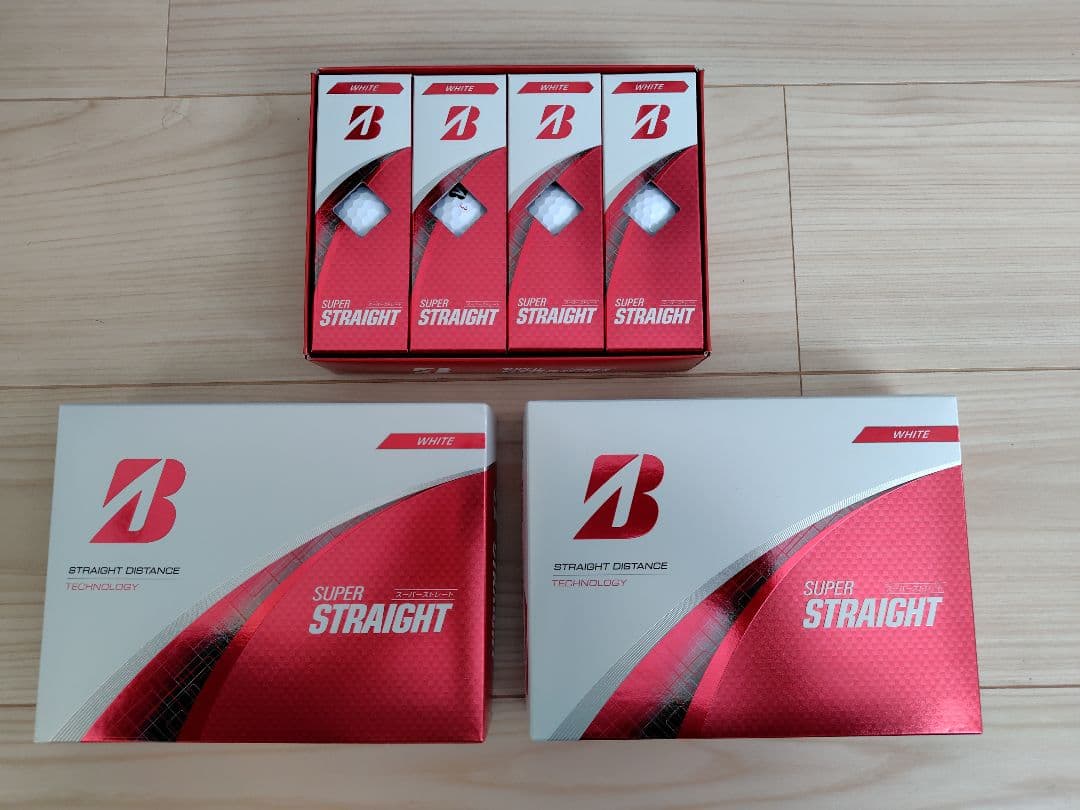 Y【新品ゴルフボール3ダース】SUPER STRAIGHT ホワイト