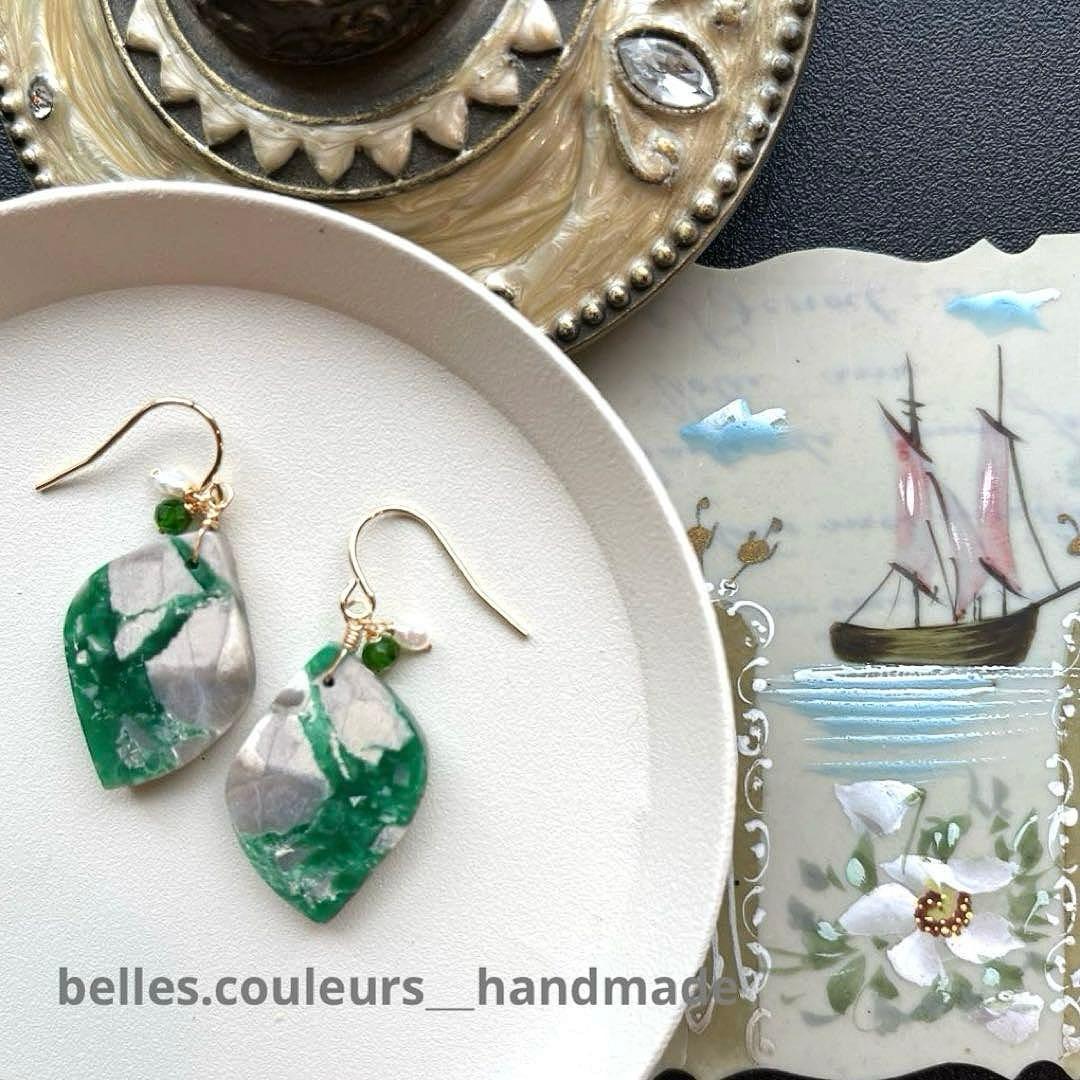 Kaya様✴︎バリサイト&グレーバンテッドアゲート＊チャーム