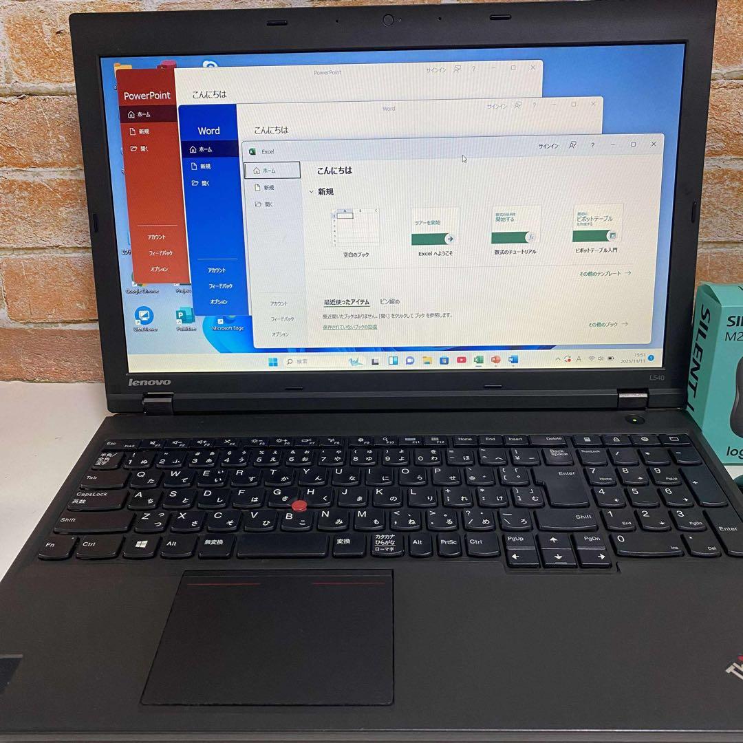 LENOVOノート PC Corei5 SSDメモリ8GB Windows11