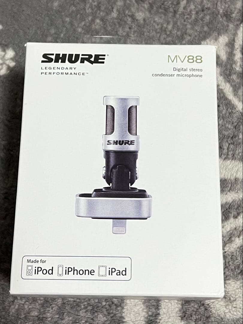 SHURE MV88 iPhone iPad スマホマイク