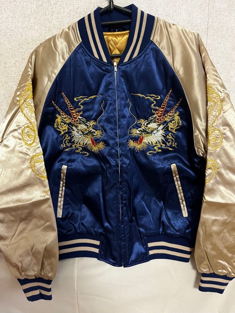 ［新品］角竜　ネイビースカジャン