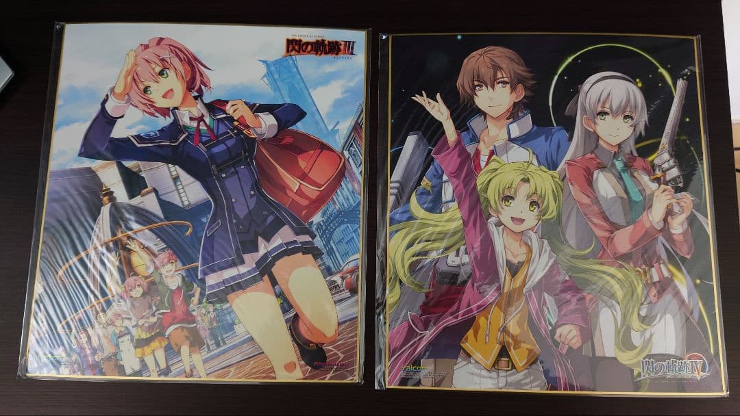 閃の軌跡　創の軌跡　イース8　色紙　クリアファイル　抽選会　立川あにきゃん