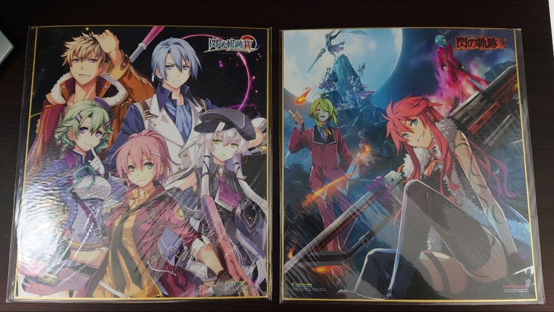 閃の軌跡　創の軌跡　イース8　色紙　クリアファイル　抽選会　立川あにきゃん