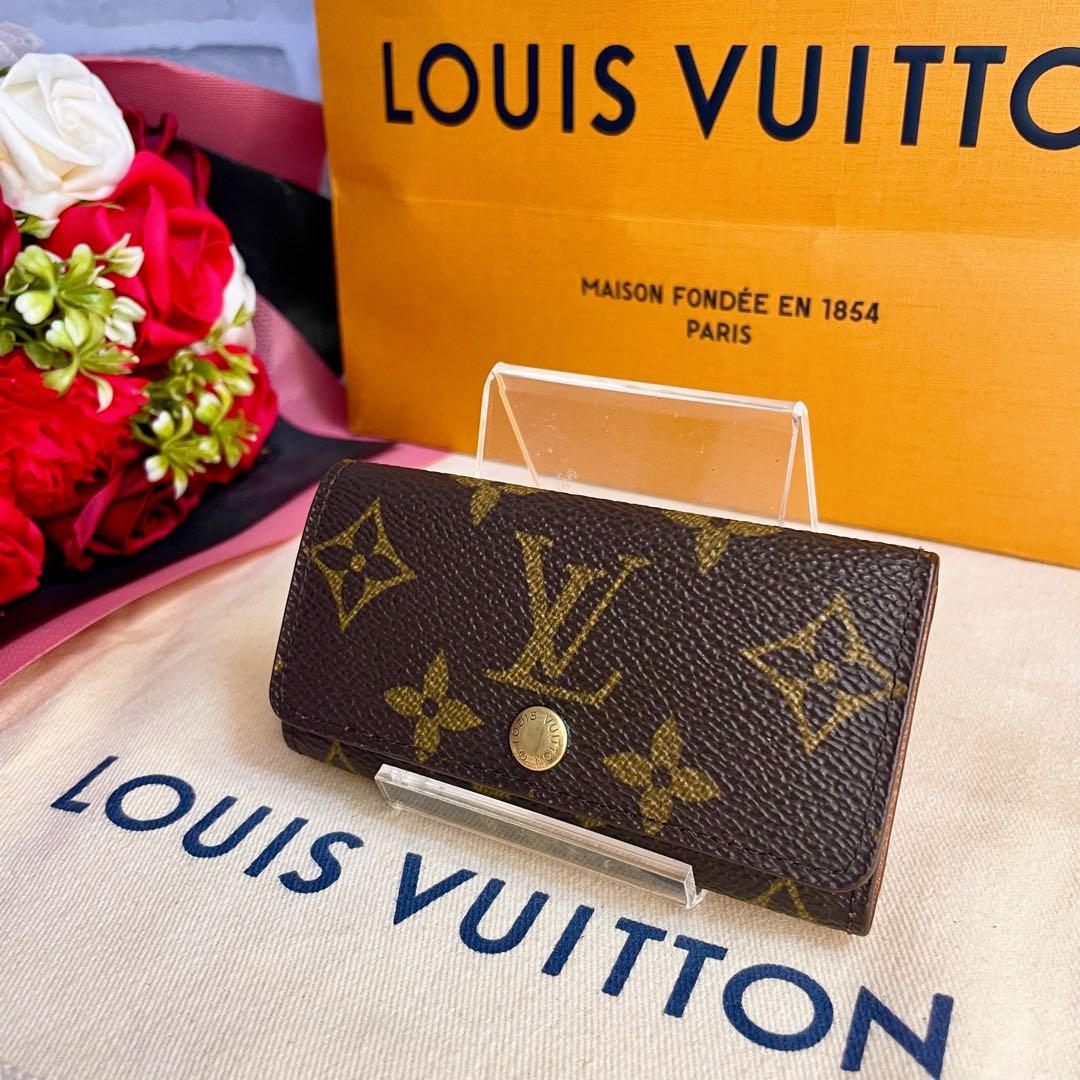 ✨極美品✨ ルイヴィトン キーケース 4連 モノグラム ミュルティクレ4 付属品