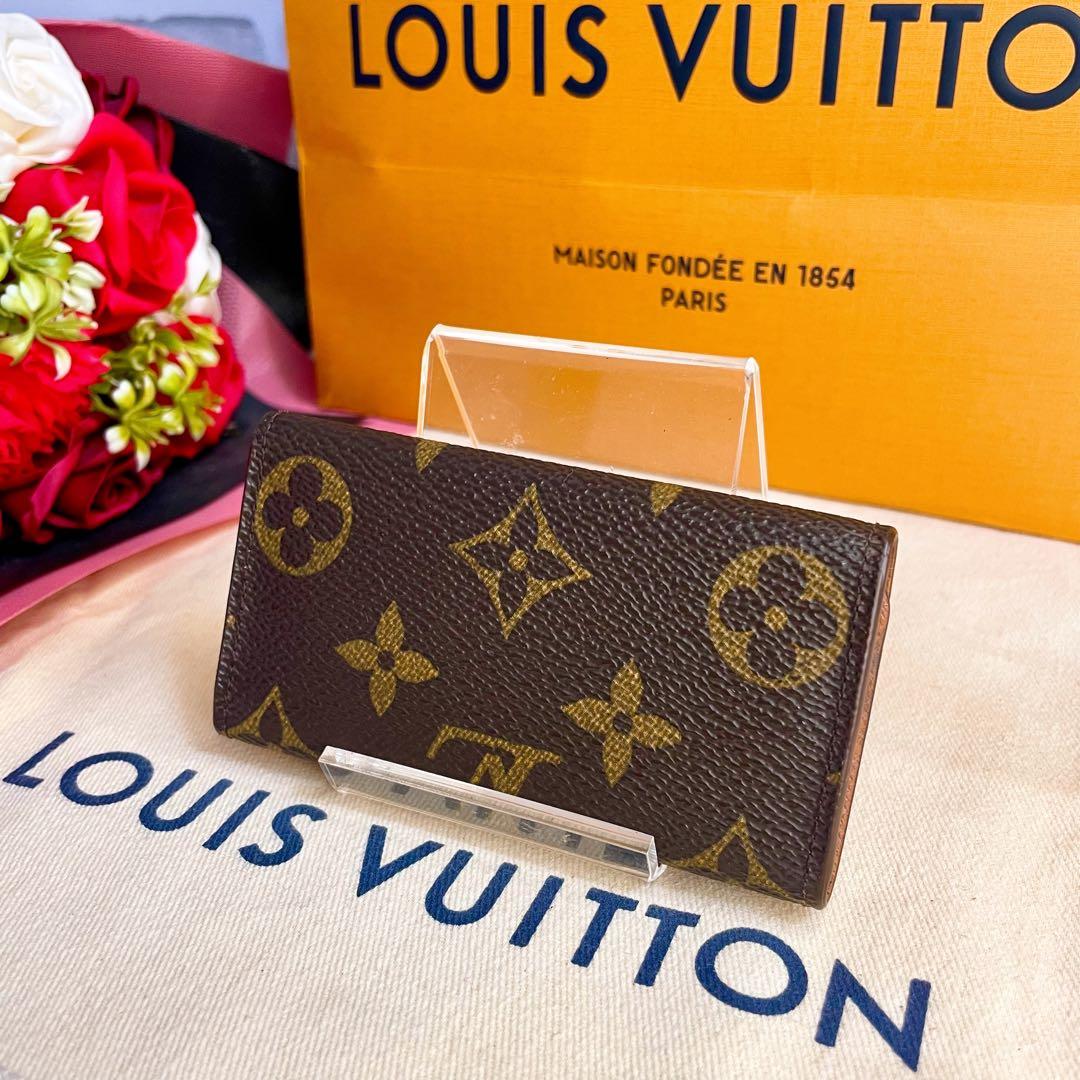 ✨極美品✨ ルイヴィトン キーケース 4連 モノグラム ミュルティクレ4 付属品