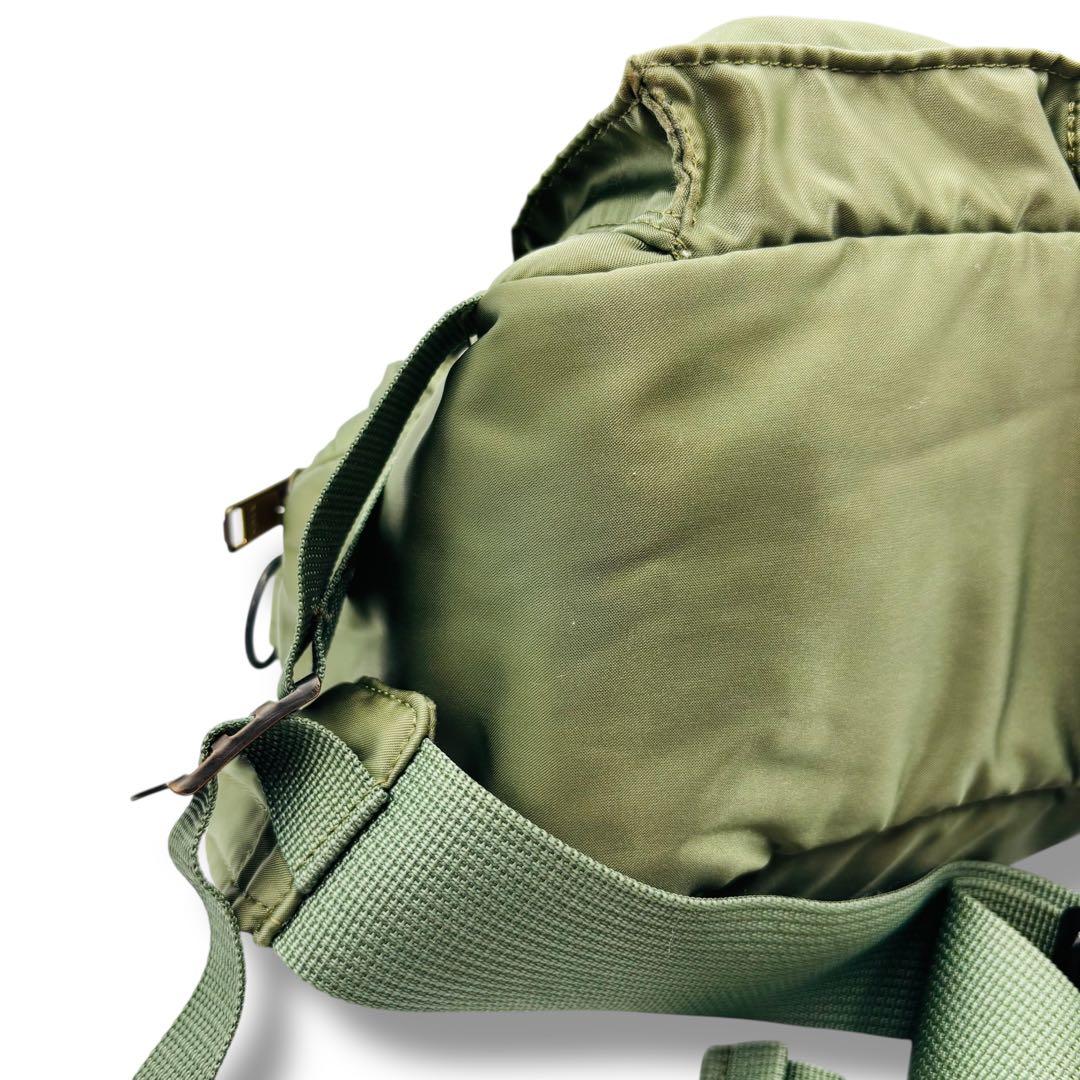 PORTER ボディ ウエストバッグ タンカーナイロン セージグリーン 2way