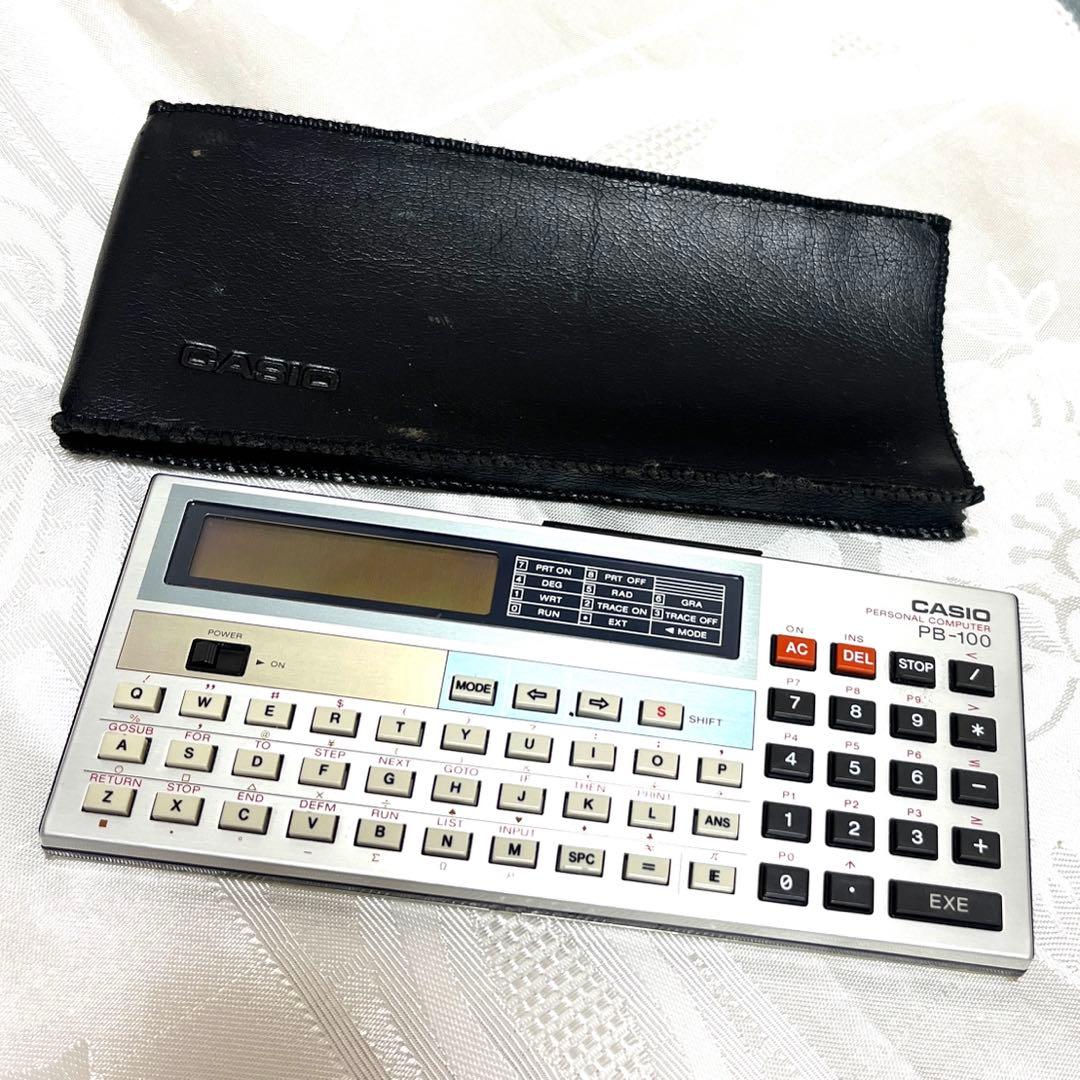 昭和レトロCASIOポケットコンピュータPB-100 レア　★ジャンク品★