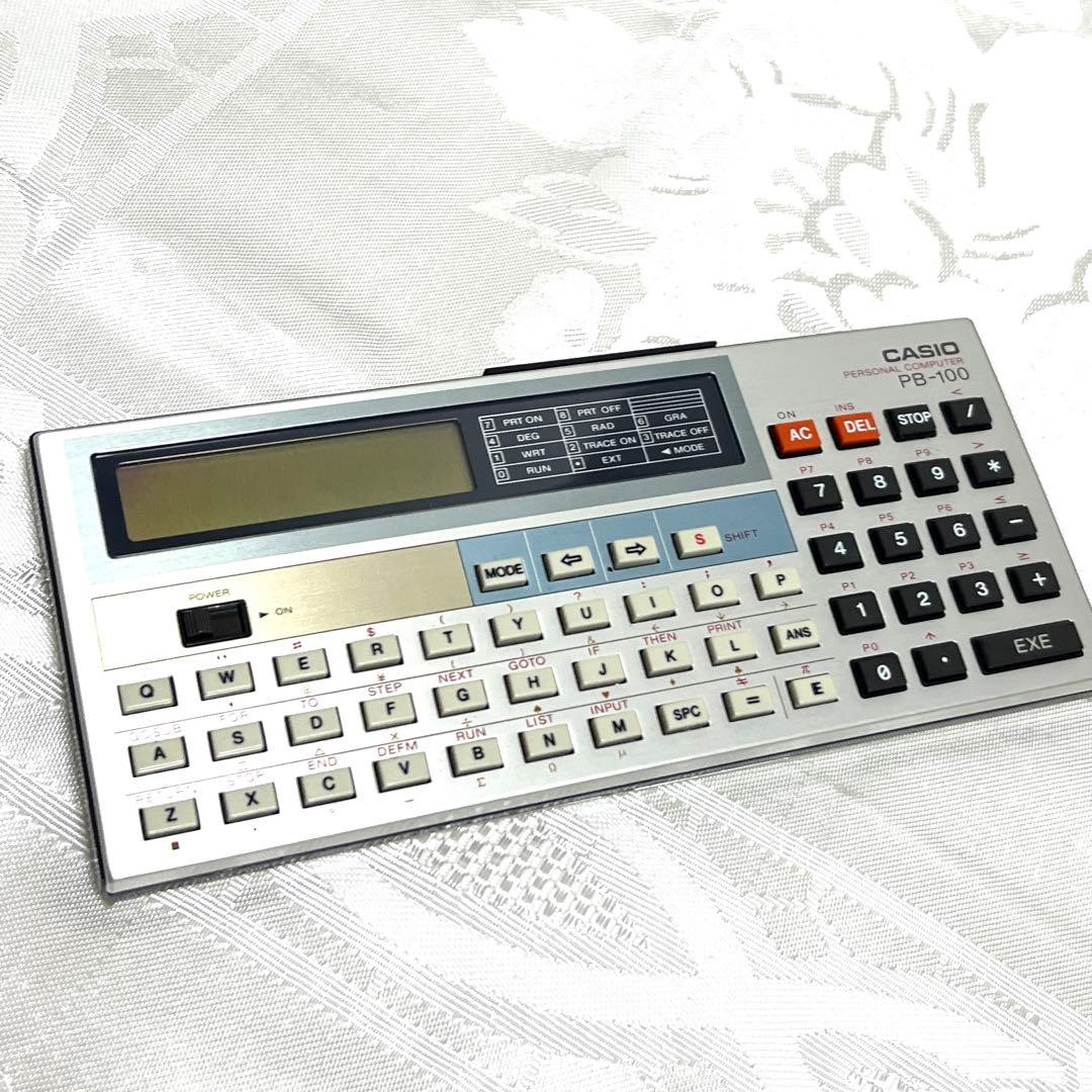 昭和レトロCASIOポケットコンピュータPB-100 レア　★ジャンク品★