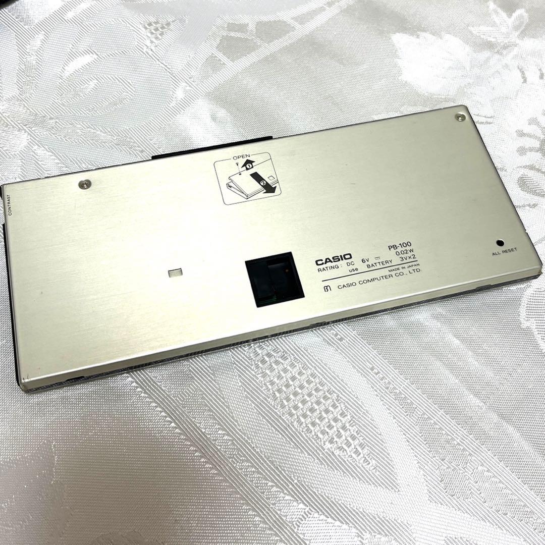 昭和レトロCASIOポケットコンピュータPB-100 レア　★ジャンク品★