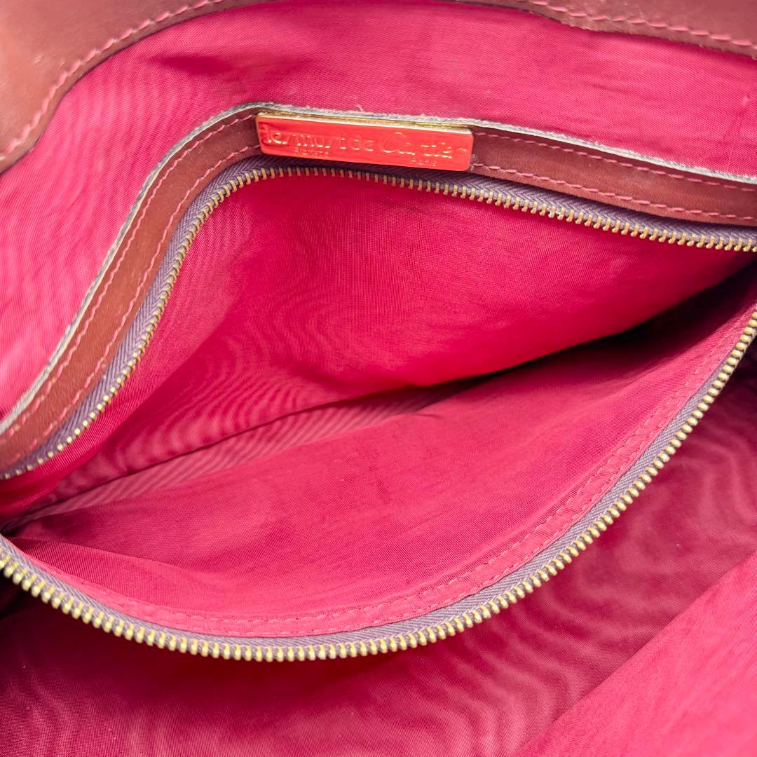 良品✨カルティエ マストライン レザー ミニボストンバッグ C金具 ユニセックス