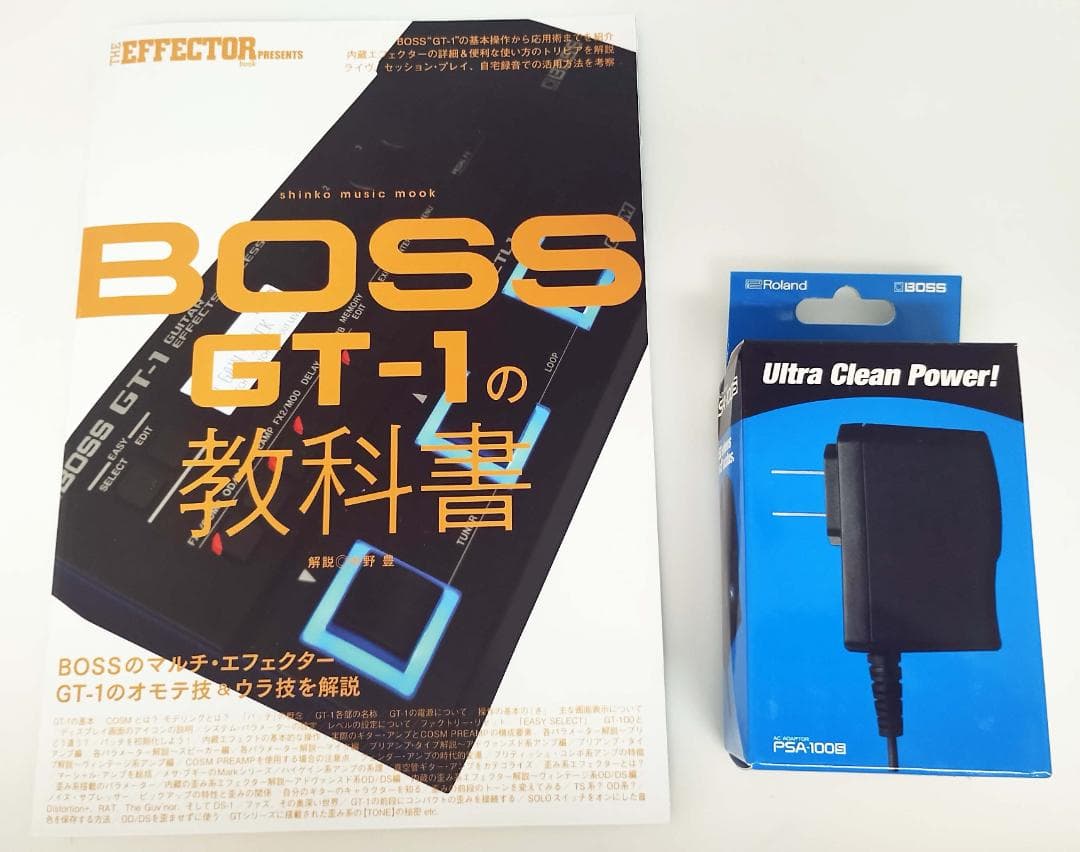 【ほぼ新品】BOSS GT-1マルチエフェクター ACアダプター・ガイドブック付