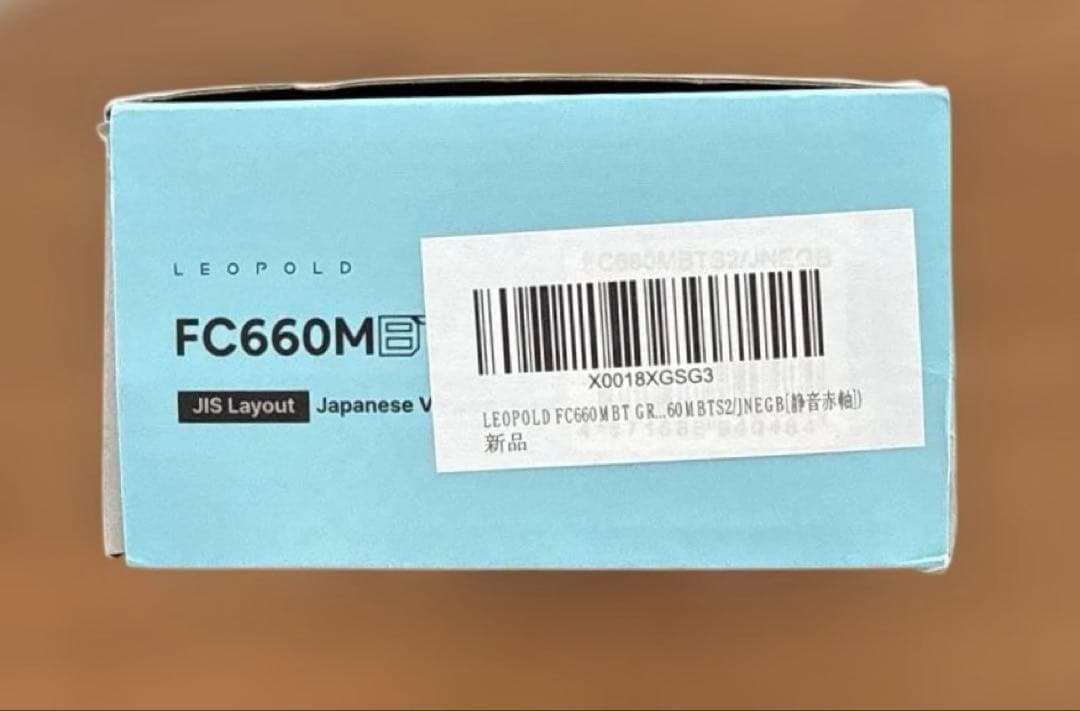 LEOPOLD FC660MBT レオポルド 日本語配列 ブルー　赤軸