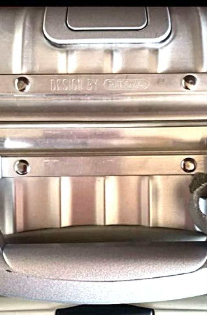 ［超レア」廃盤 ２輪 RIMOWA トパーズ　32L 青ロゴ