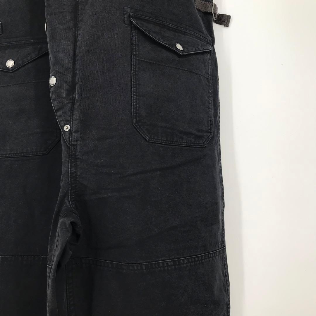 アットダーティー　オーバーオール　XL　オールインワン　つなぎ　ブラック