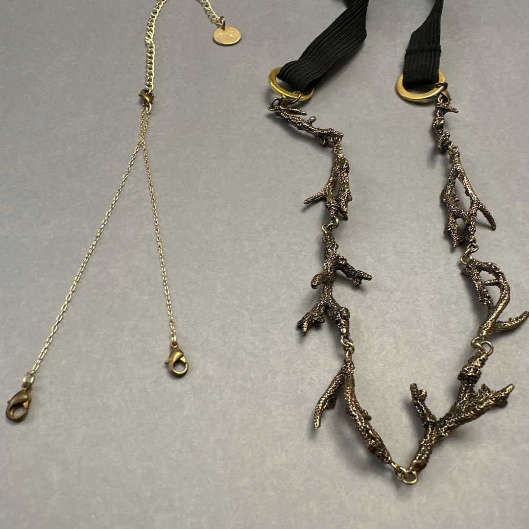 ※専用です※プリュイPLUIE ヘアアクセ　チョーカー　2wayタイプ　ブロンズ