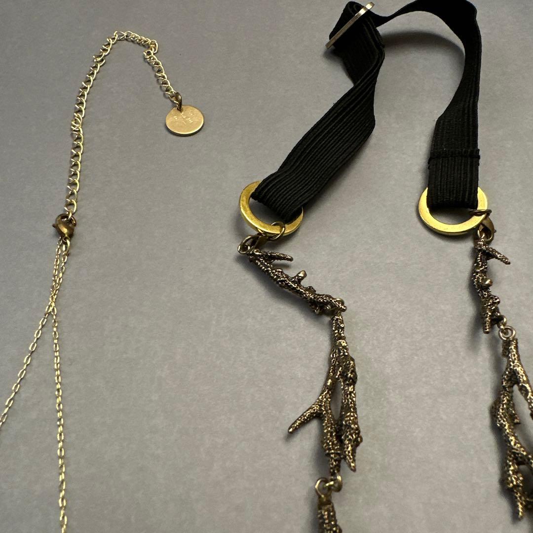 ※専用です※プリュイPLUIE ヘアアクセ　チョーカー　2wayタイプ　ブロンズ