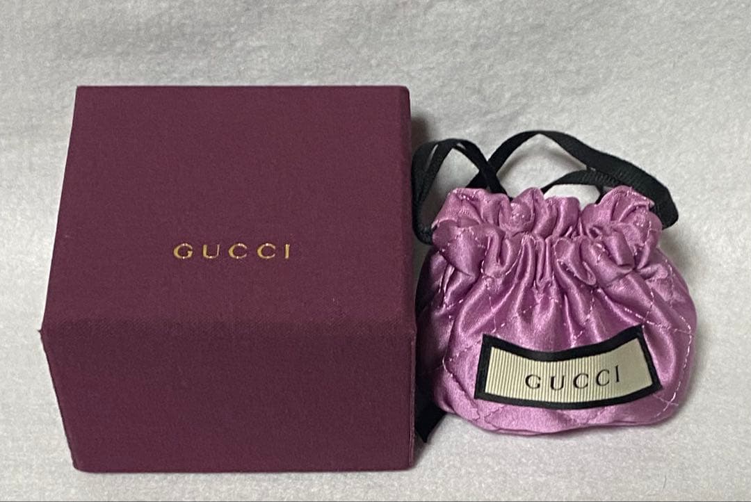 GUCCI グッチ ライオン マルチカラーラインストーン リング 16号