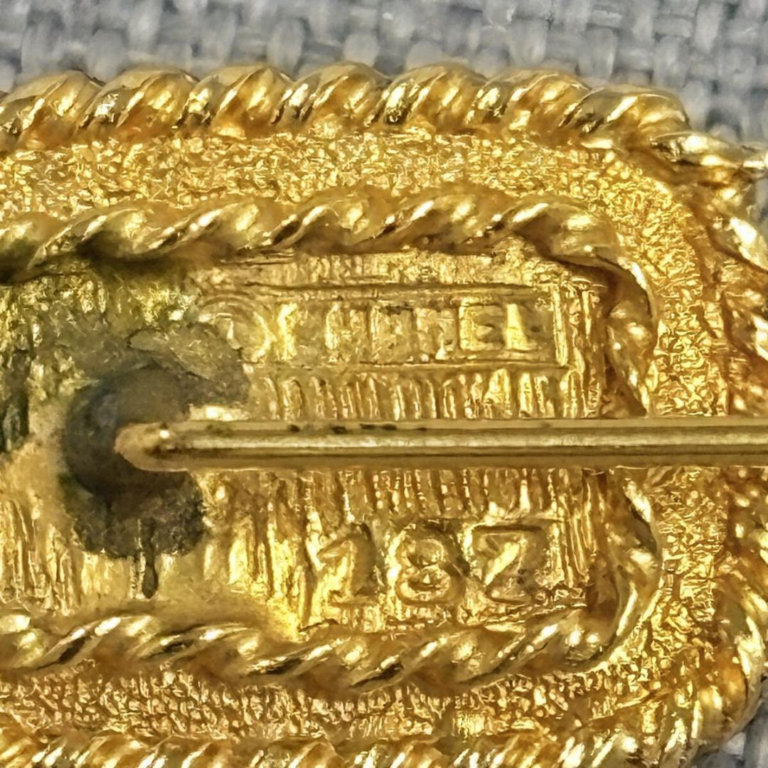 CHANEL シャネル ストーン ピンブローチ ヴィンテージ アクセサリー