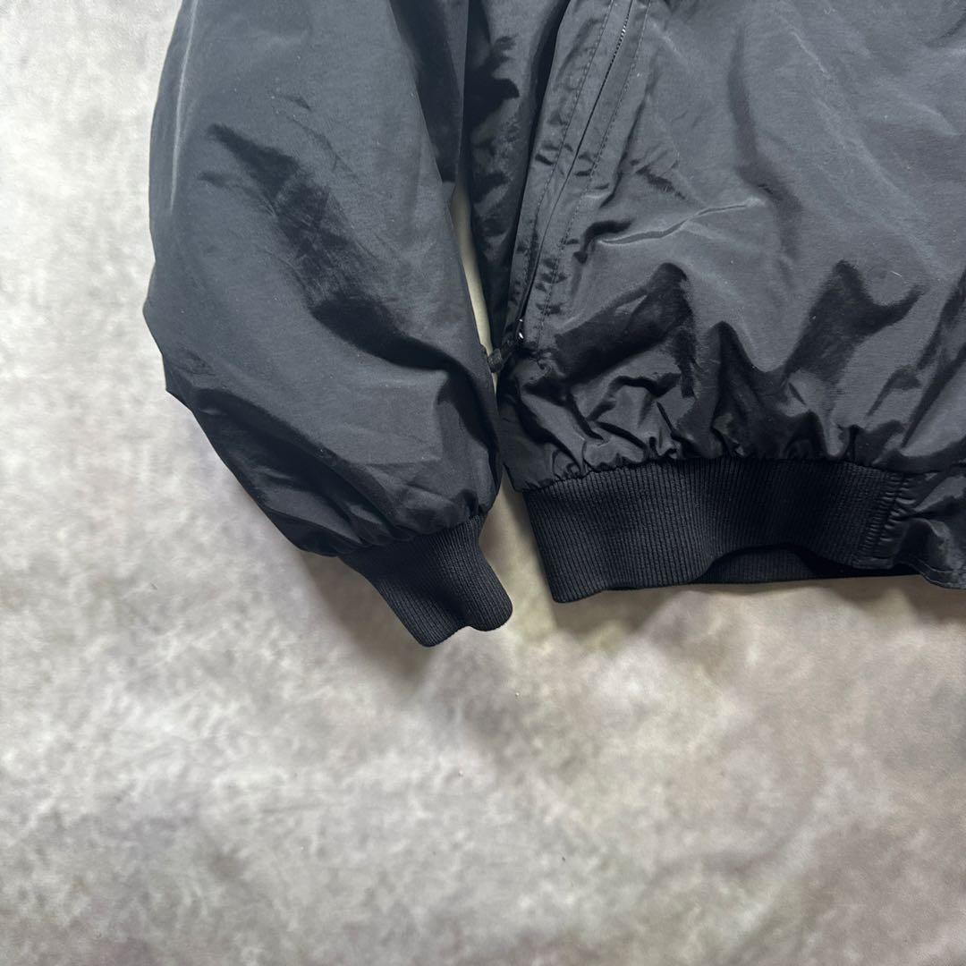 トライマウンテン古着ウォームアップジャケット企業ロゴ裏フリース短丈Y2K U9