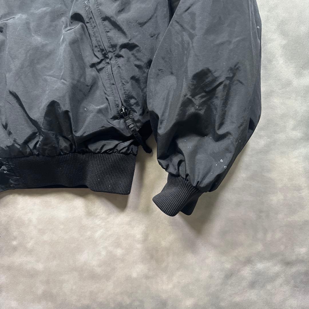 トライマウンテン古着ウォームアップジャケット企業ロゴ裏フリース短丈Y2K U9