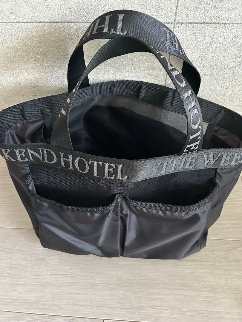 THE WEEKEND HOTEL ブラックトートバッグ