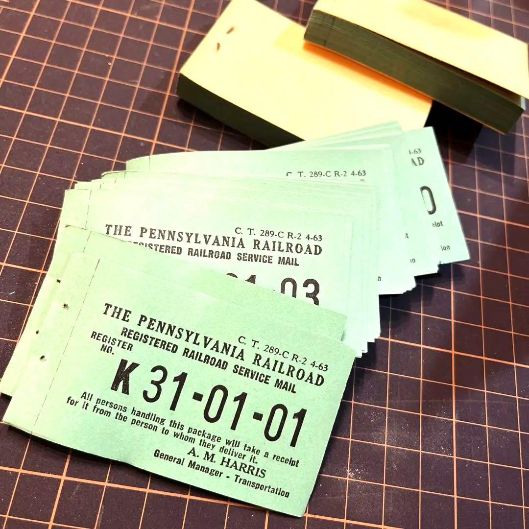 【一冊売りも可】【在庫減…】【レア】ヴィンテージ【鉄道ラベル】海外チケット