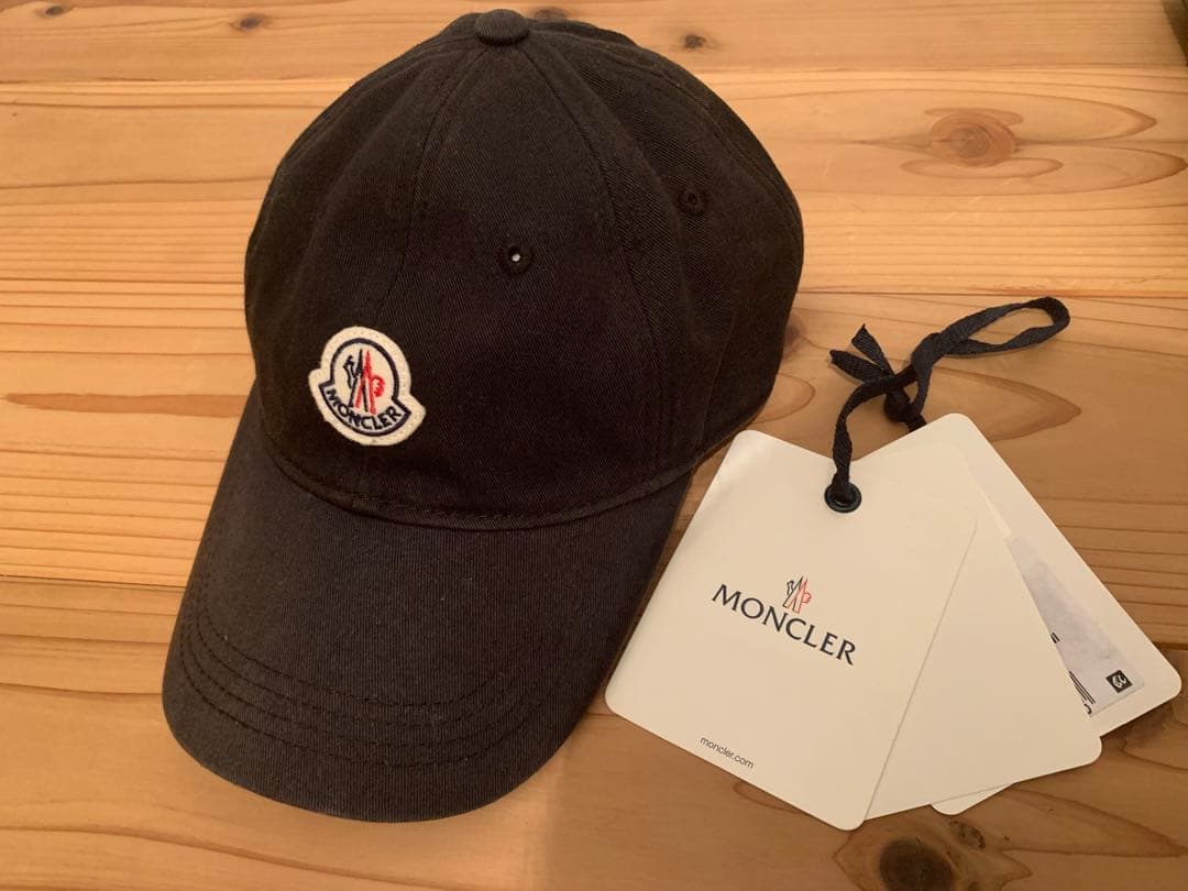 モンクレール本物MONCLERキャップブラックレディースメンズも可送料無料