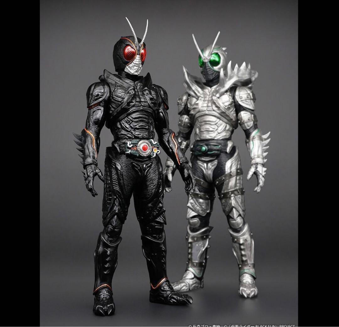 H*Y様 ジャンボソフビフィギュア　仮面ライダーBLACK SUN　対決セット