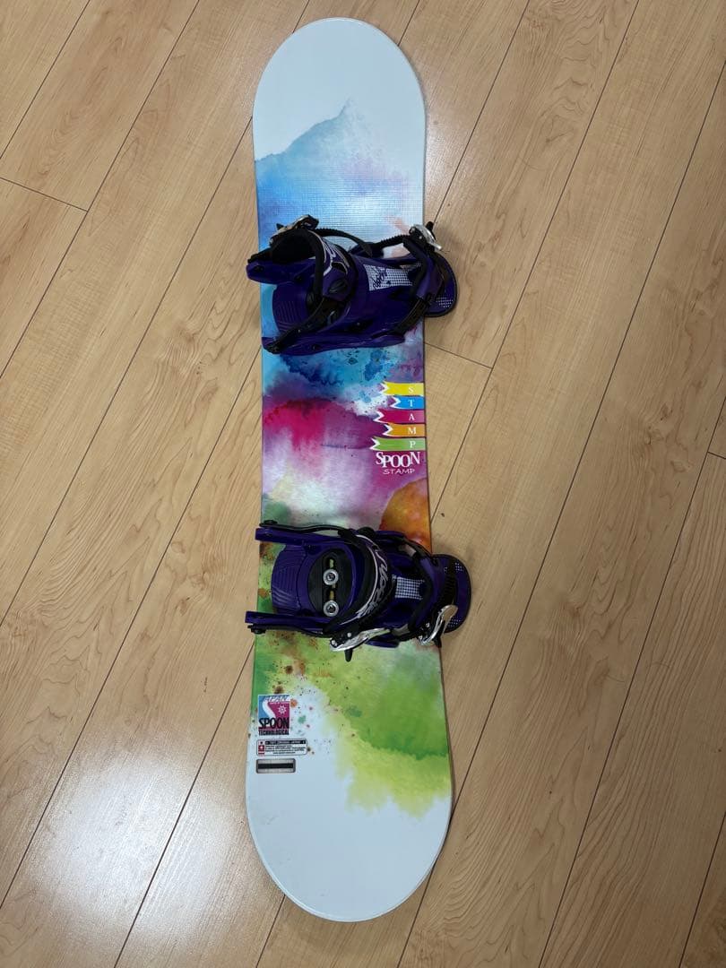 SPOON 118cm スノーボード ビンディングセット
