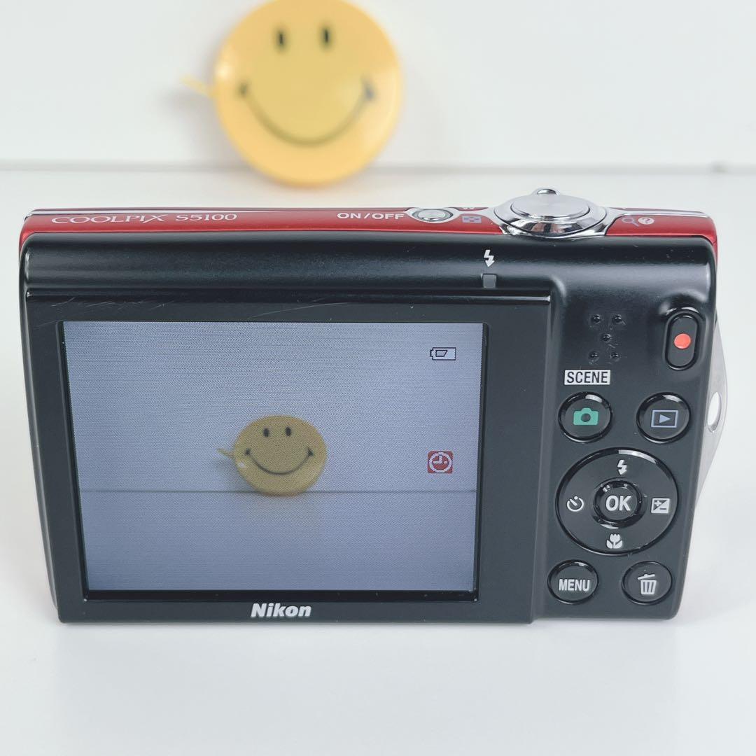 【美品】Nikon COOLPIX S5100 レッド