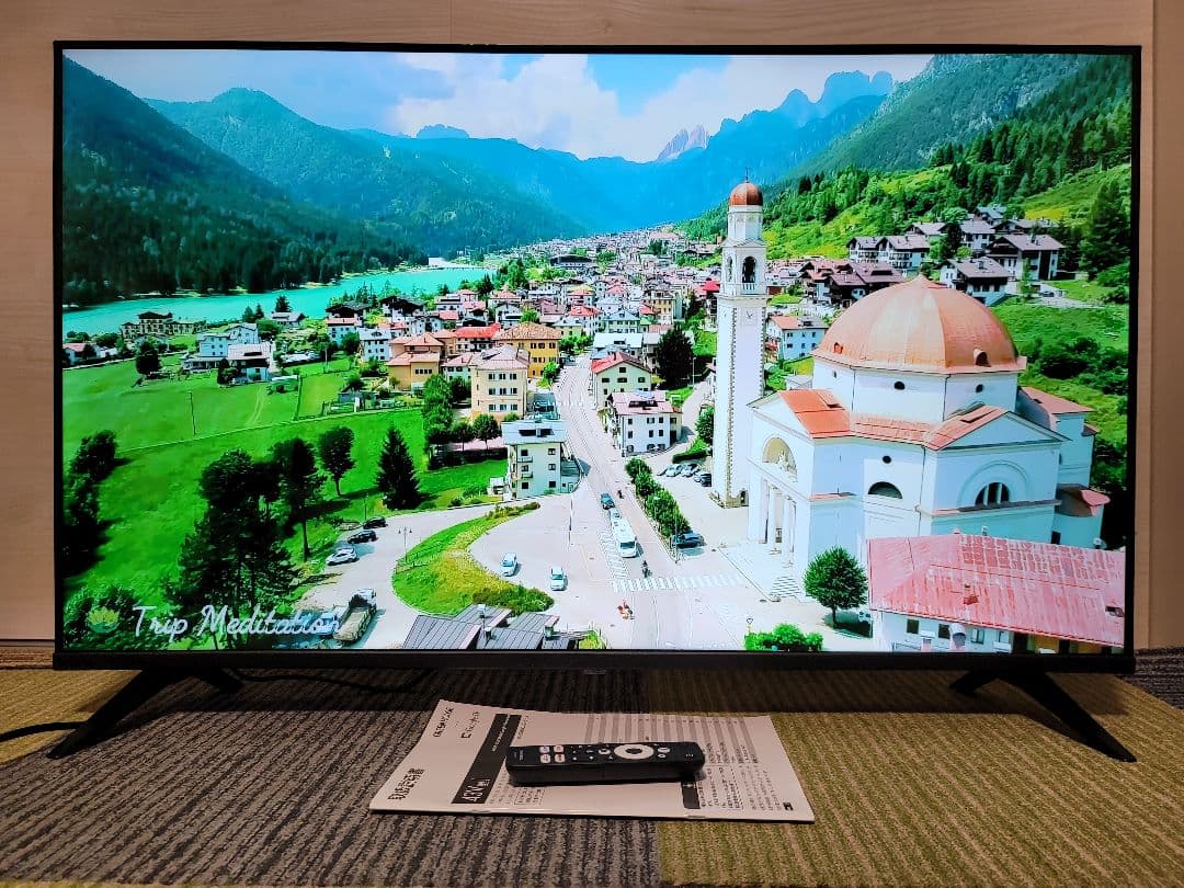 2024年製　GoogleTV搭載4K/HDR対応43V型チューナーレステレビ