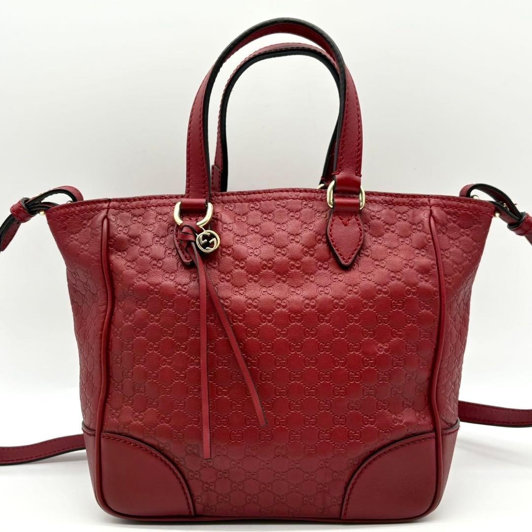 ✨極美品✨グッチ ハンドバッグ 2way GG マイクロシマ インターロッキング