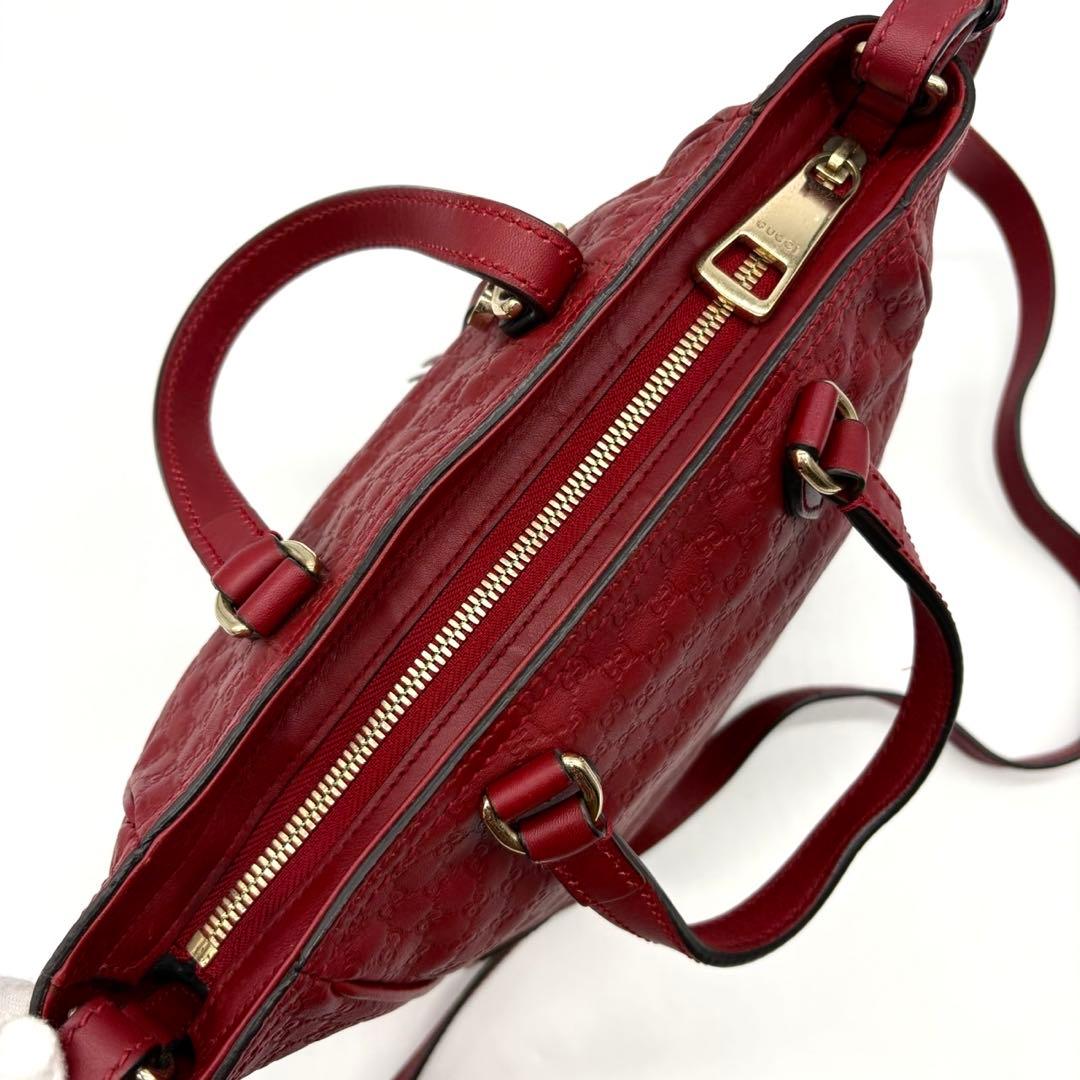 ✨極美品✨グッチ ハンドバッグ 2way GG マイクロシマ インターロッキング